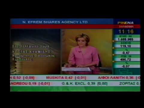 RIK1 ΧΡΗΜΑ & ΑΓΟΡΑ Η κίνηση των Διεθνων Χρηματιστηριακών αγορών! 31 10 2001